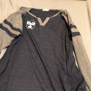 Owl long sleeve shirt